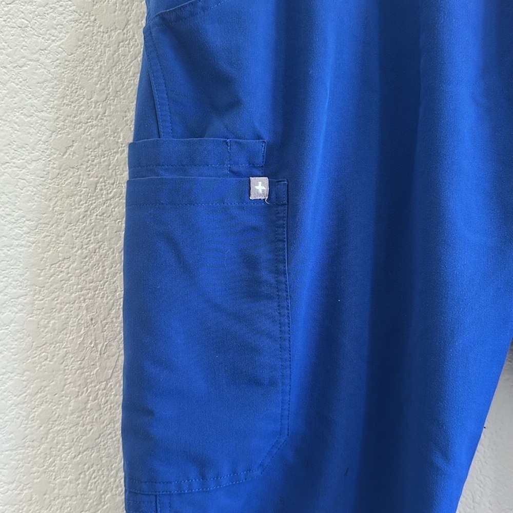 Figs Kade Cargo Scrub Pants - Winning Blue - Picture 4 of 7